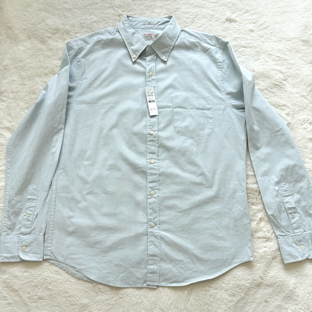 NWT!!! J.Crew men cotton dress shirt size L